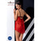 BABYDOLL E TANGA CHERRY VERMELHO DEVIL COLLECTION PASSION