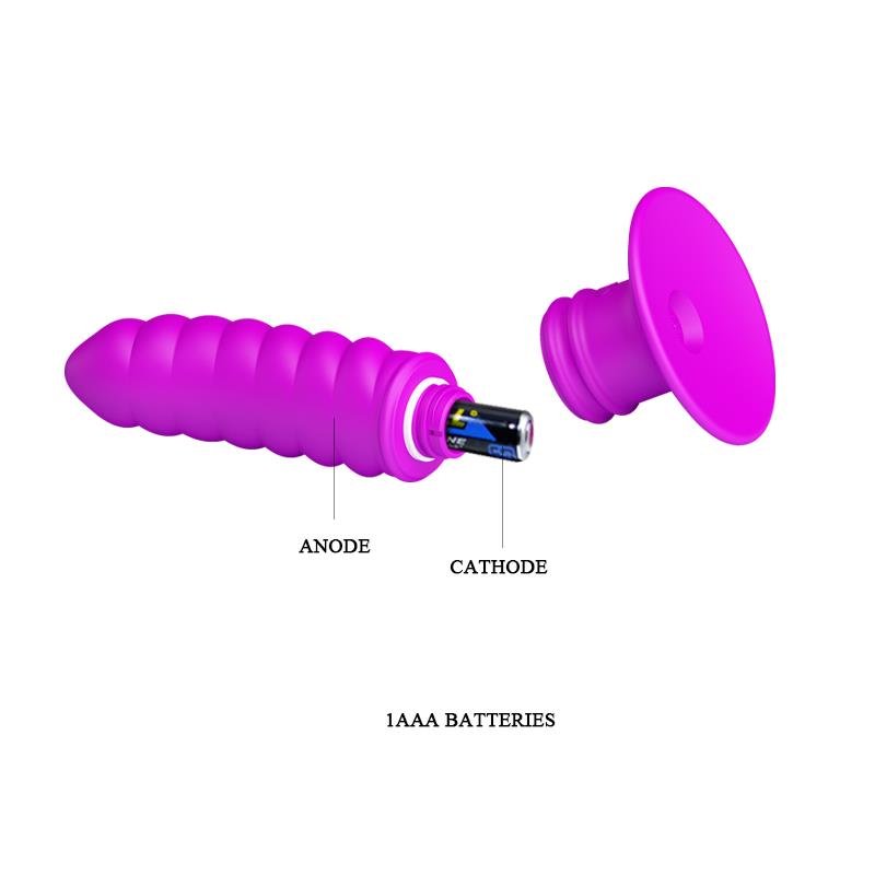 PLUG ANAL COM VIBRAÇÃO ROSA