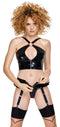 CONJUNTO LINGERIE VINIL