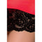 CAMISA DE NOITE E TANGA POLINA VERMELHO PASSION
