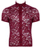 CAMISOLA VERMELHA EM RENDA FLORAL