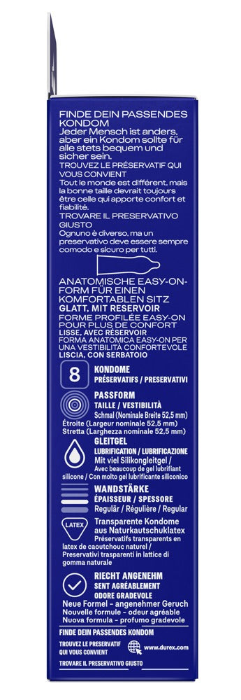 PRESERVATIVOS LOVE DUREX 8 UNID.