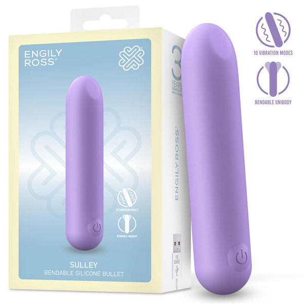 ENGILY ROSS SULLEY BALA VIBRADORA DE SILICONE UNIBODY FLEXÍVEL USB