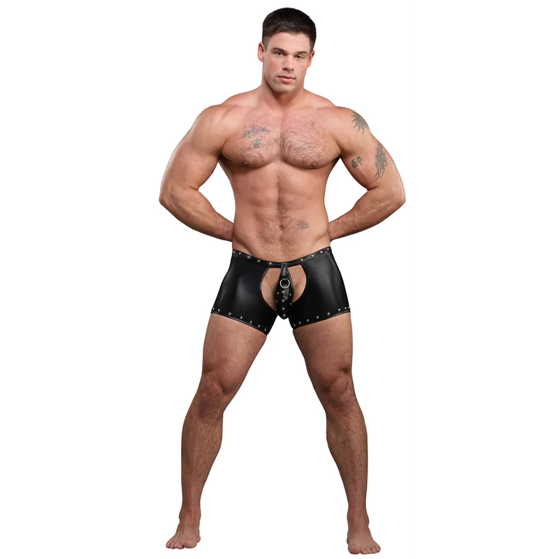 BOXERS COM ENTREPERNAS ABERTA E TRASEIRA COM TANGA DESTACÁVEL