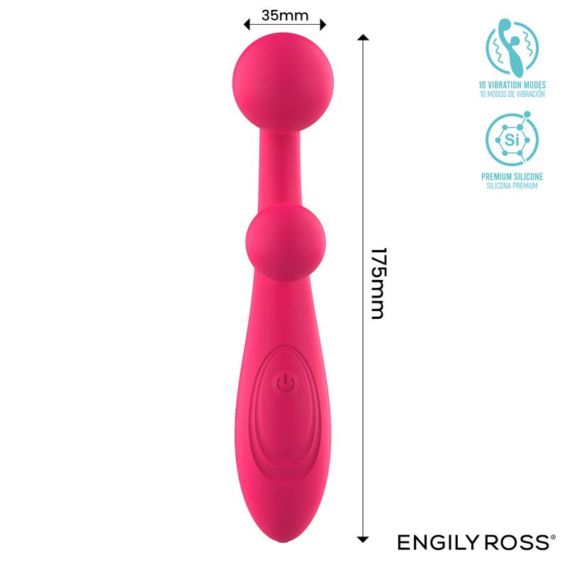 ENGILY ROSS ROLLIE VIBRADOR COM DUPLA BOLA ESTIMULADORA