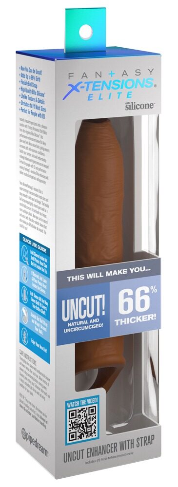 MANGA EM SILICONE FXTE UNCUT EXTENSION