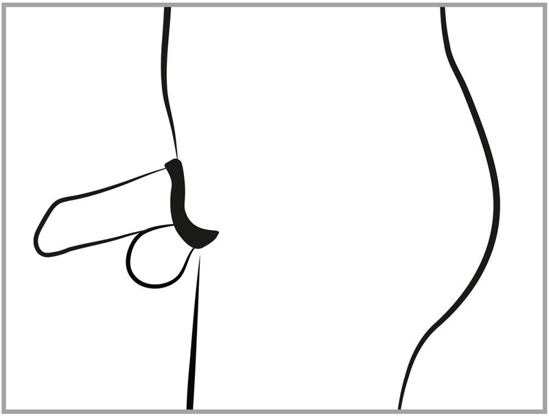 JAULA DE CASTIDADE EM SILICONE COM DILATADOR