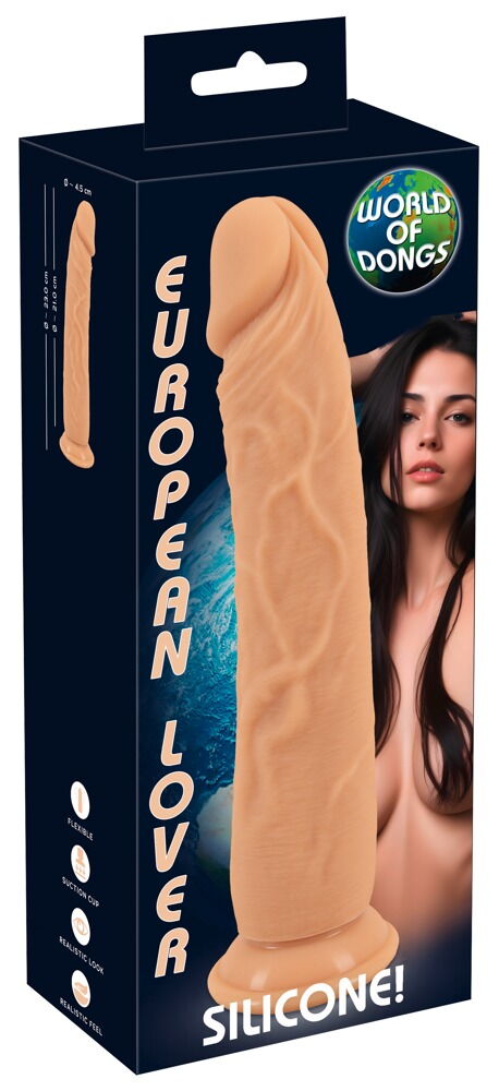 DILDO EUROPEAN LOVER SILICONE!