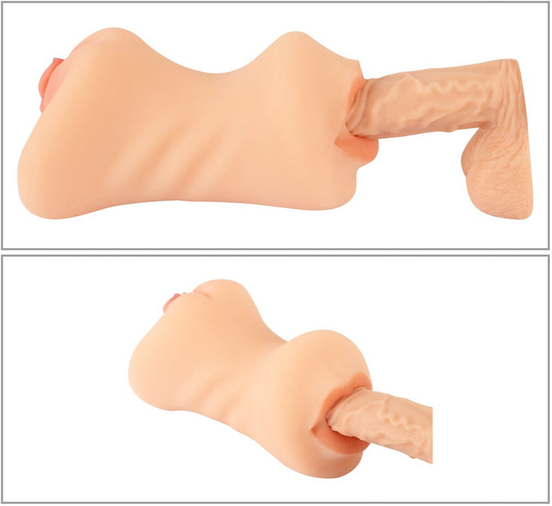 MASTURBADOR NATURE SKIN VAGINA, BOCA & ASS