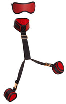 CONJUNTO BONDAGE PRENDE PESCOÇO AOS PULSOS