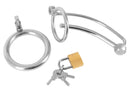 JAULA DE CASTIDADE DE METAL COM DILATADOR DE URETRA