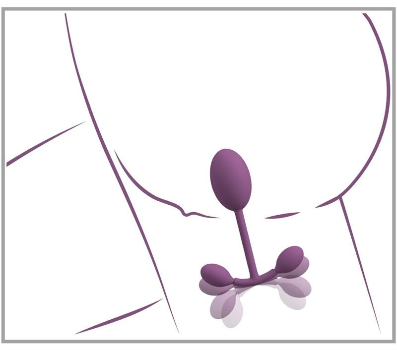 TREINADOR VAGINAL COM PESOS SALTITANTES