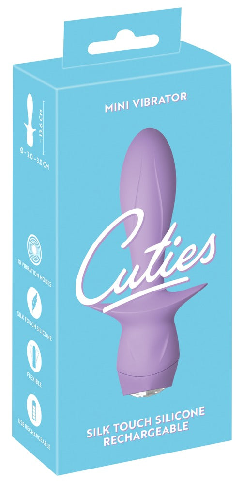 MINI VIBRADOR CUTIES LILÁS RECARREGÁVEL