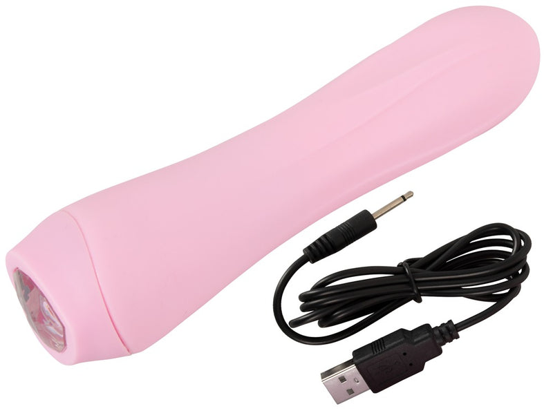 MINI VIBRADOR CUTIES ROSA RECARREGÁVEL