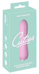 MINI VIBRADOR CUTIES ROSA RECARREGÁVEL