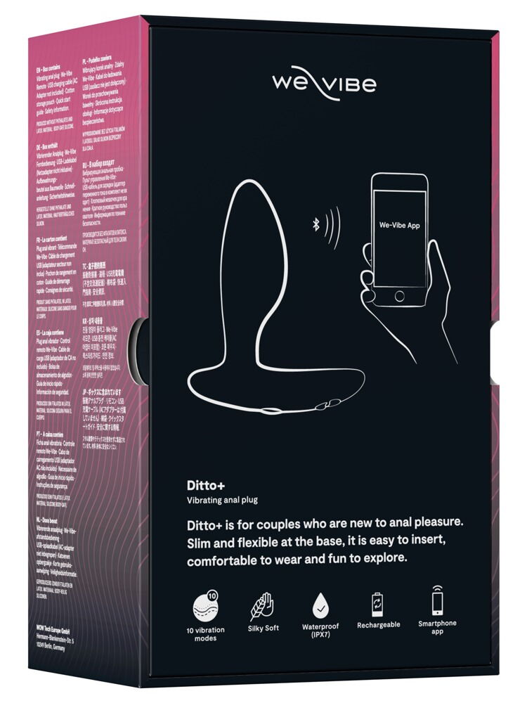 BUTT PLUG ANAL WE-VIBE DITTO+ COM APP
