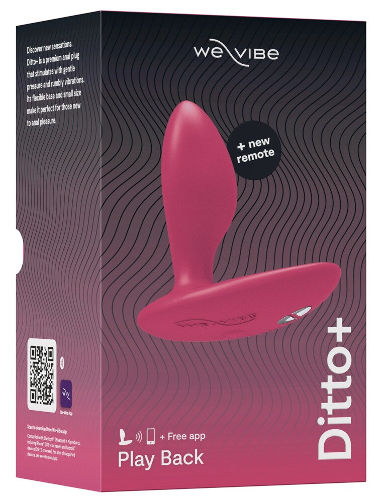 BUTT PLUG ANAL WE-VIBE DITTO+ COM APP