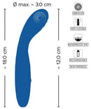 VIBRADOR FLEXÍVEL PONTO G AZUL