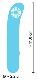 MINI VIBRADOR CUTIES AZUL RECARREGÁVEL