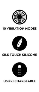 MINI VIBRADOR CUTIES AZUL RECARREGÁVEL