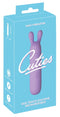 MINI VIBRADOR CUTIES COM ORELAS  RECARREGÁVEL