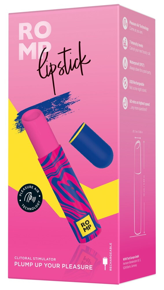 ESTIMULADOR DE CLÍTORIS ROMP LIPSTICK