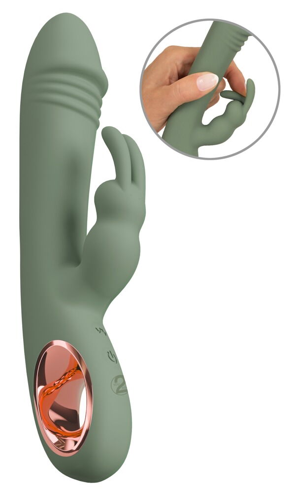 VIBRADOR SLIM RABBIT OLIVE