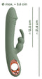 VIBRADOR SLIM RABBIT OLIVE