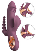 VIBRADOR SLIM TRIPLE PLUM