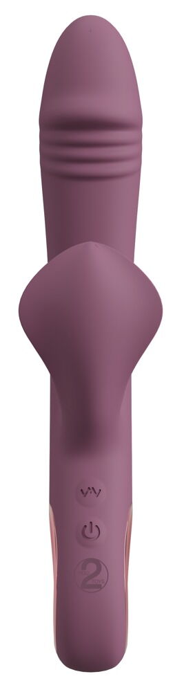 VIBRADOR SLIM TRIPLE PLUM