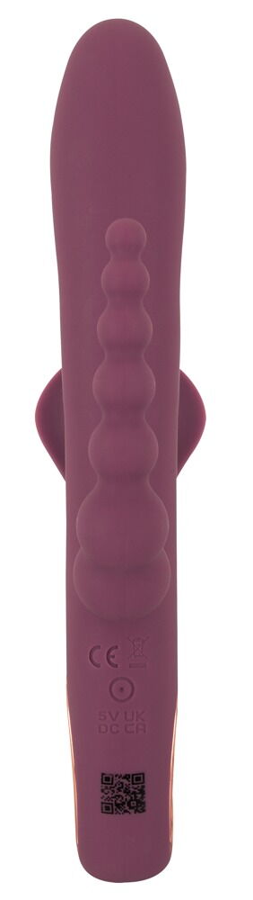 VIBRADOR SLIM TRIPLE PLUM