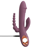 VIBRADOR SLIM TRIPLE PLUM