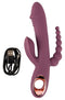 VIBRADOR SLIM TRIPLE PLUM