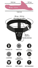 STRAP-ON COM VIBRAÇÃO E CONTROLE REMOTO