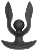 PLUG ANAL INSUFLÁVEL COM VIBRAÇÃO PRETO