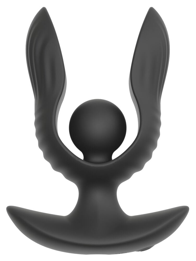 PLUG ANAL INSUFLÁVEL COM VIBRAÇÃO PRETO