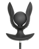 PLUG ANAL INSUFLÁVEL COM VIBRAÇÃO PRETO