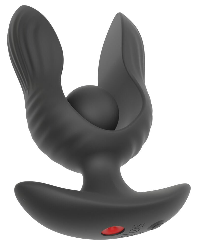 PLUG ANAL INSUFLÁVEL COM VIBRAÇÃO PRETO