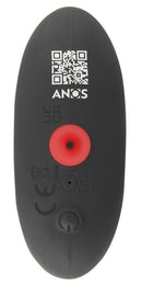 PLUG ANAL INSUFLÁVEL COM VIBRAÇÃO PRETO