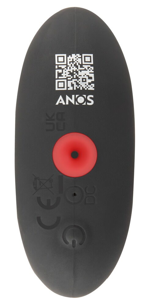 PLUG ANAL INSUFLÁVEL COM VIBRAÇÃO PRETO