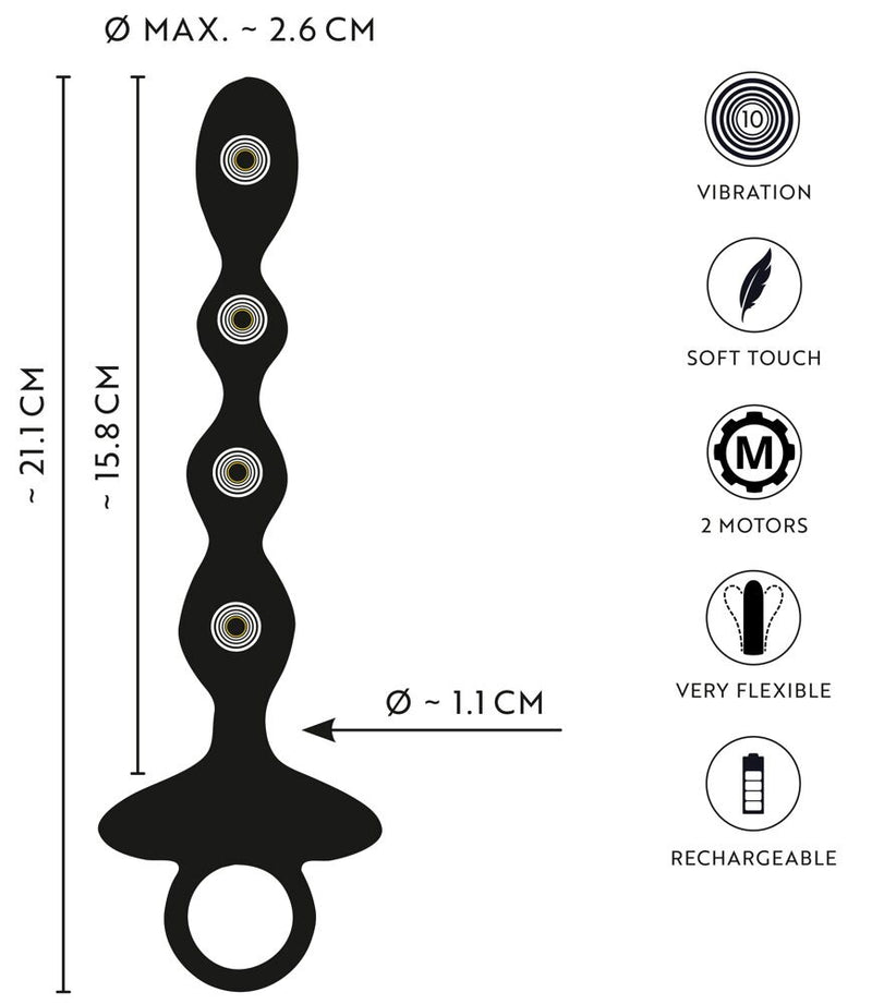 CORRENTE ANAL FLEXÍVEL COM VIBRAÇÃO
