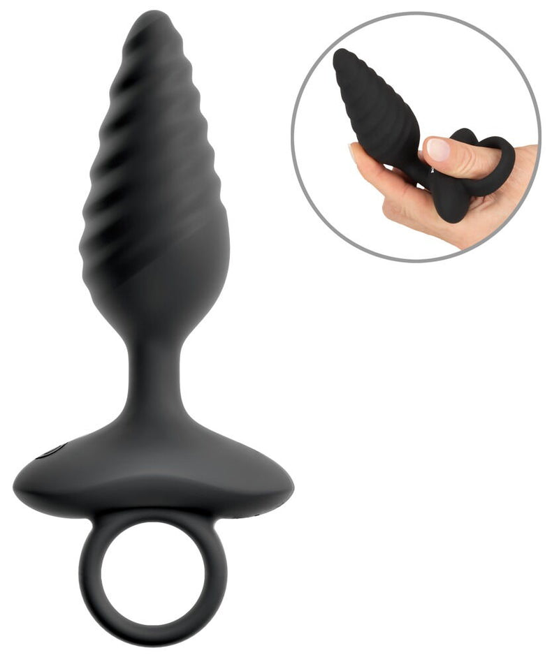 PLUG ANAL FLEXÍVEL COM VIBRAÇÃO