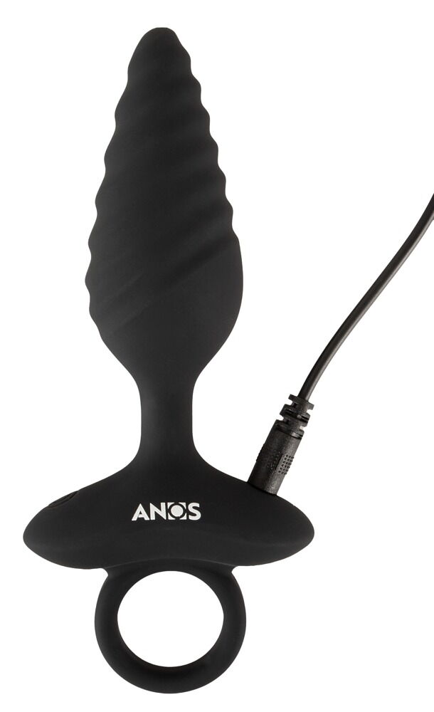 PLUG ANAL FLEXÍVEL COM VIBRAÇÃO