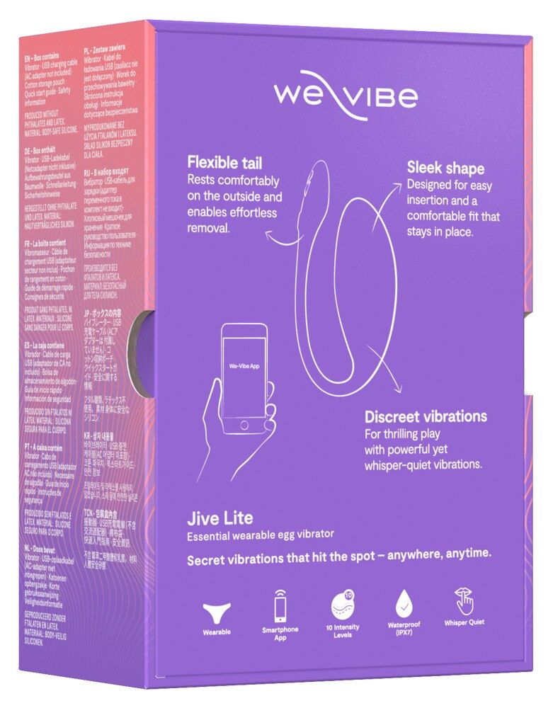 ESTIMULADOR JIVE LITE LILÁS BY WE-VIBE