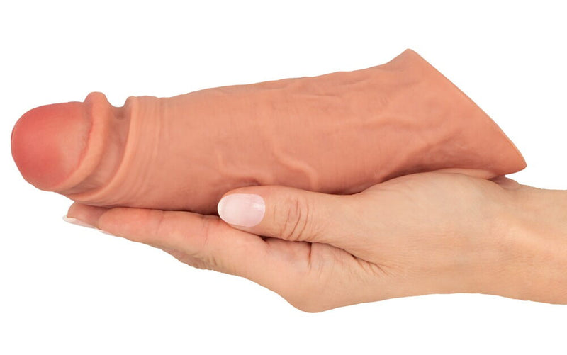 MANGA PENIS REAL SLEEVE COM VIBRAÇÃO