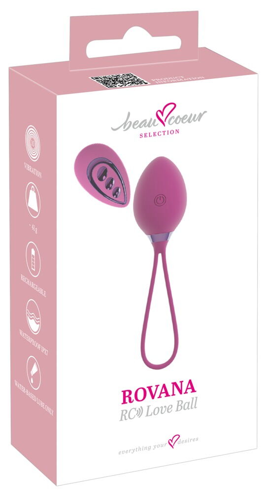 ROVANA OVO VIBRATÓRIO COM CONTROLE REMOTO USB