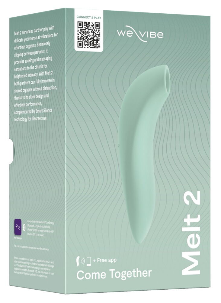 ESTIMULADOR DE CLÍTORIS E SUCÇÃO MELT 2  WE-VIBE COM APP