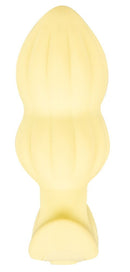 CUTIES MINI PLUG ANAL AMARELO COM VIBRAÇÃO