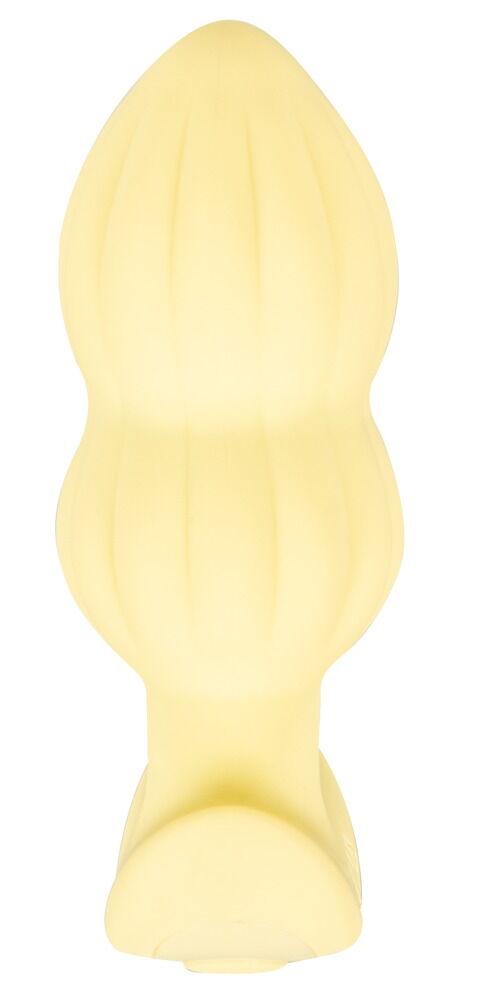 CUTIES MINI PLUG ANAL AMARELO COM VIBRAÇÃO