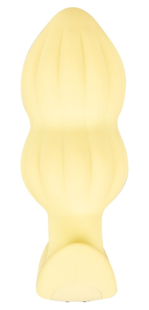 CUTIES MINI PLUG ANAL AMARELO COM VIBRAÇÃO